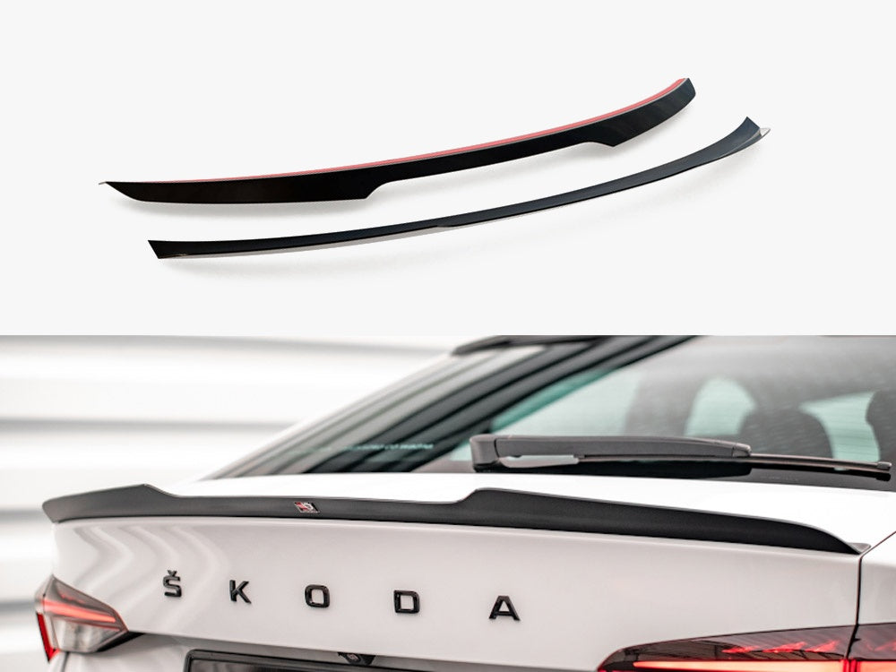 Spoiler CAP Skoda Octavia Liftback MK4 - Carbon Look