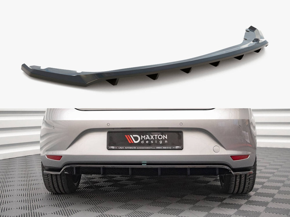 Rear Splitter (Vertical Bars) Seat Leon Hatchback Mk3
