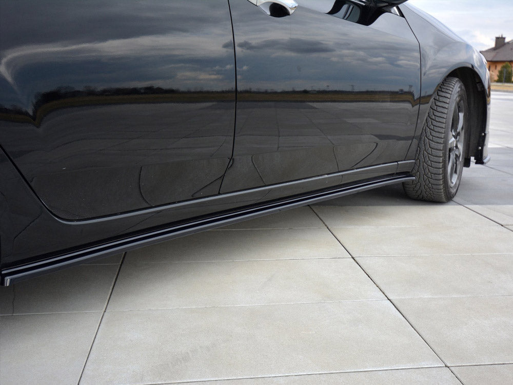 Side Skirts Splitters Honda Accord MK8 (Cu-series) Pre-facelift Sedan (2008-2011) - Carbon Look
