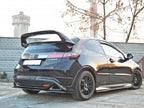 Central Rear Splitter Honda Civic VIII Type S/R (Without Vertical Bars) - Textured
