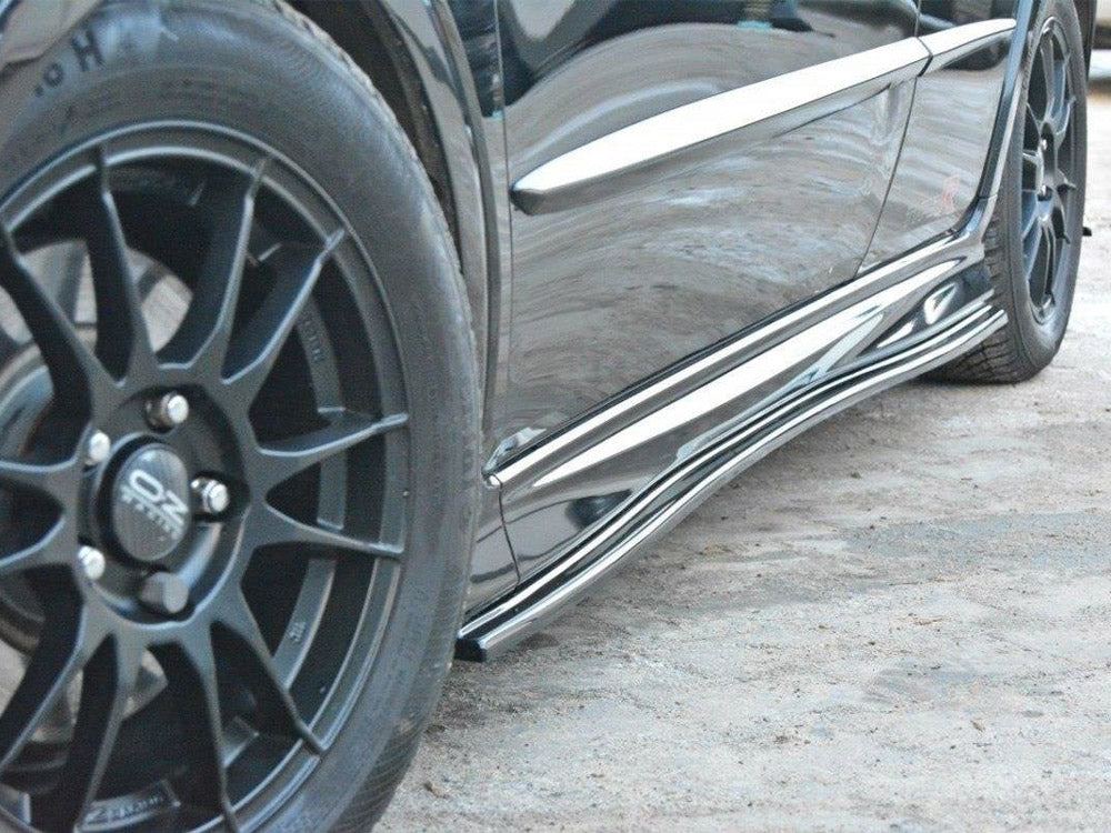 Side Skirts Diffusers Honda Civic VIII Type S/R - Carbon Look