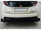 Racing Rear Side Splitters Honda Civic IX Type R