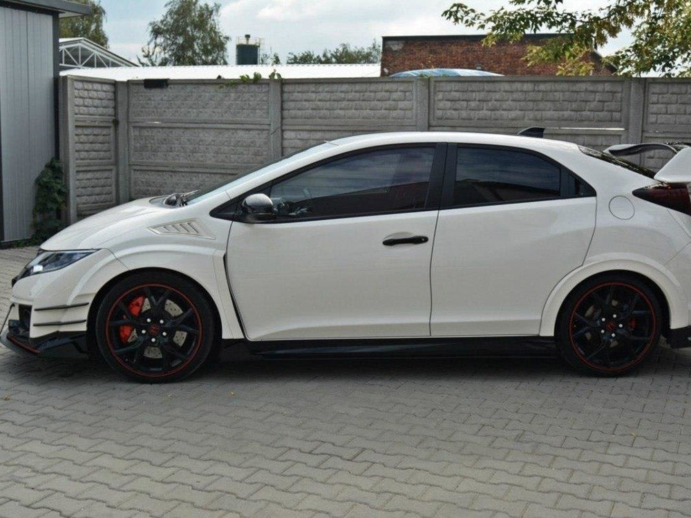 Racing Side Skirts Diffusers Honda Civic IX Type R