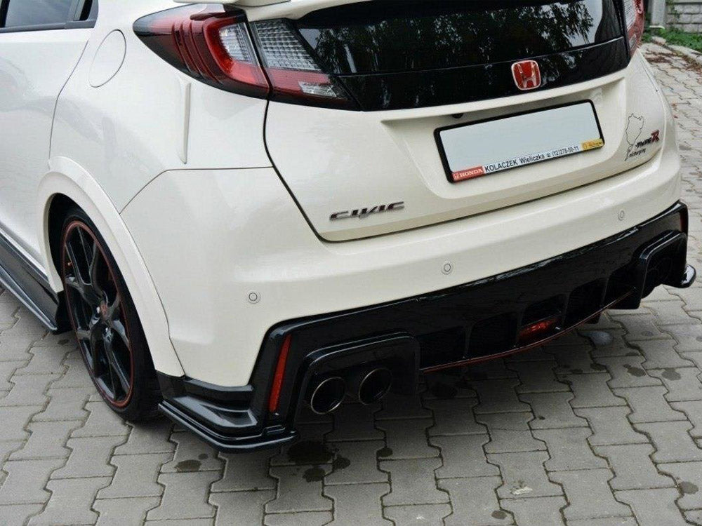Rear Side Splitters Honda Civic IX Type R