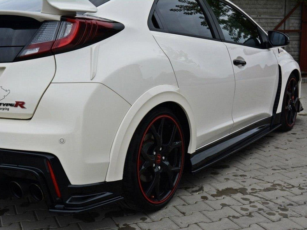 Side Skirts Diffusers Honda Civic IX Type R (2015-2017) - Textured