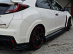 Side Skirts Diffusers Honda Civic IX Type R (2015-2017) - Textured