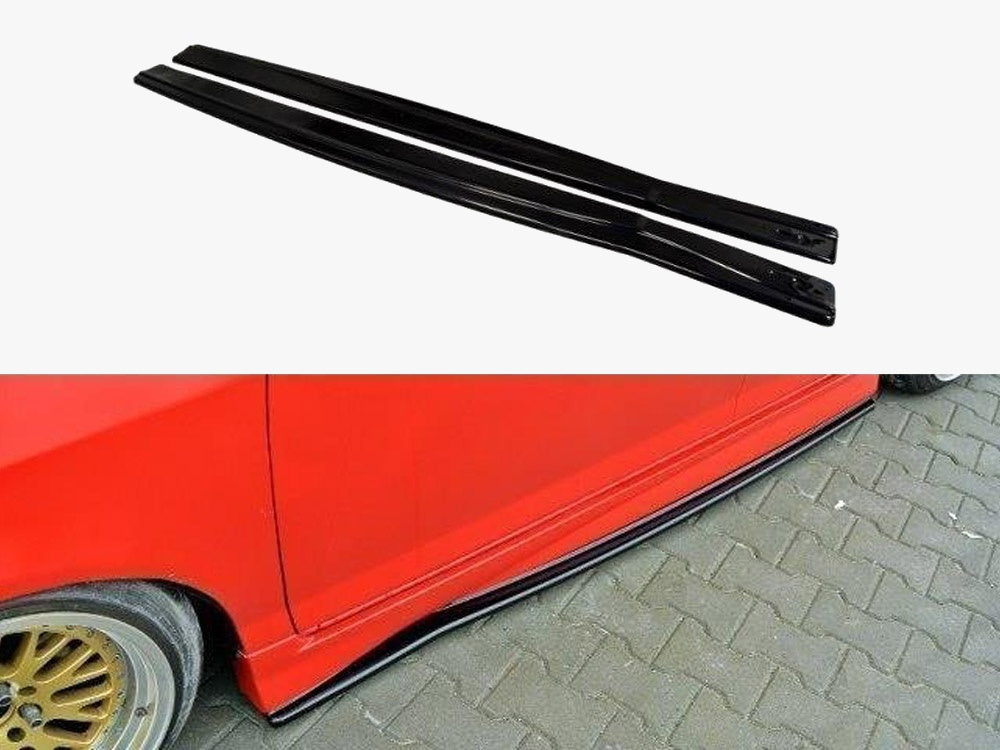 Side Skirts Diffusers Honda JAZZ MK1 (Mugen Styling KIT) - Textured