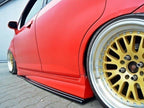 Side Skirts Diffusers Honda JAZZ MK1 (Mugen Styling KIT) - Textured