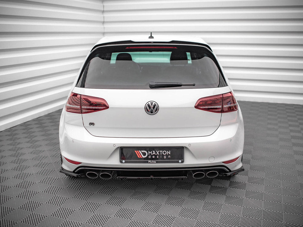 Rear Side Splitters V.3 VW Golf R Mk7 - Carbon Look