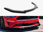Front Splitter Ford Mustang Mk6 Facelift (2018-) - Carbon Look