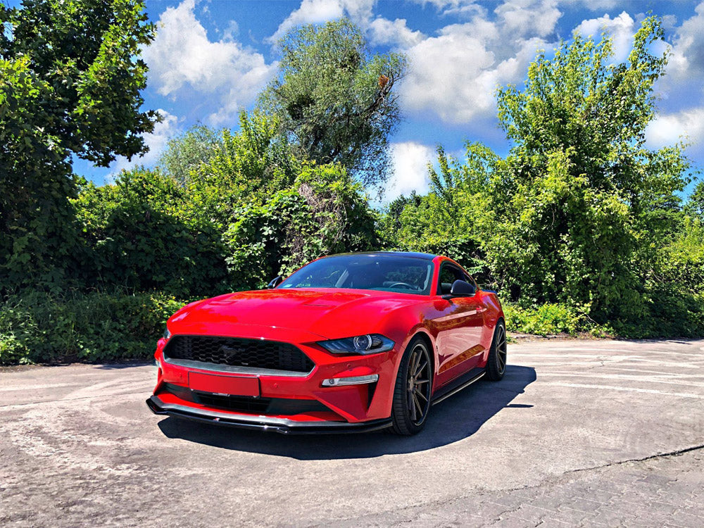 Front Splitter Ford Mustang Mk6 Facelift (2018-) - Carbon Look