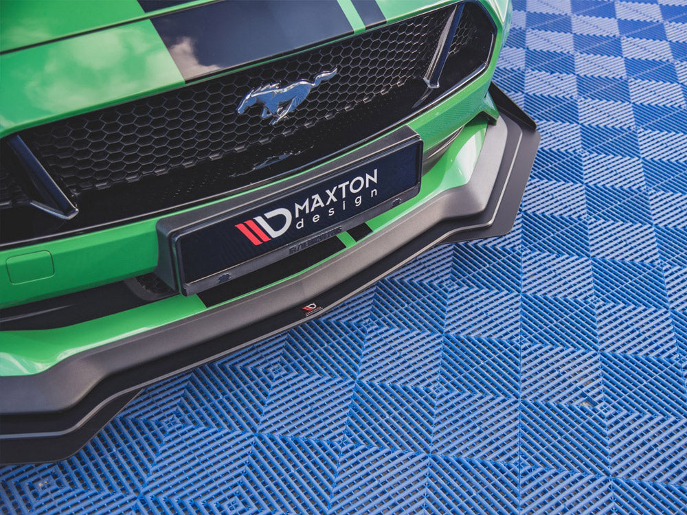 Street PRO Front Splitter V.1 + Flaps Ford Mustang GT Mk6 Facelift