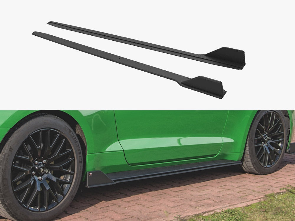 Street PRO Side Skirts Diffusers V.2 Ford Mustang GT Mk6 Facelift