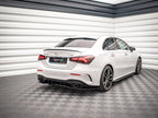 Rear Splitter (Vertical Bars) V.1 Mercedes A 35 AMG Sedan V177 - Textured