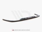 Rear Splitter (Vertical Bars) V.1 Mercedes A 35 AMG Sedan V177 - Carbon Look
