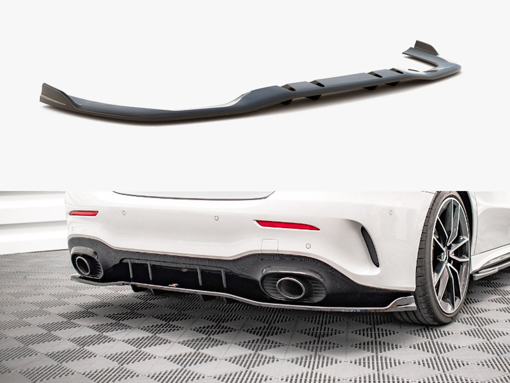 Rear Splitter (Vertical Bars) V.2 Mercedes A 35 AMG Sedan V177