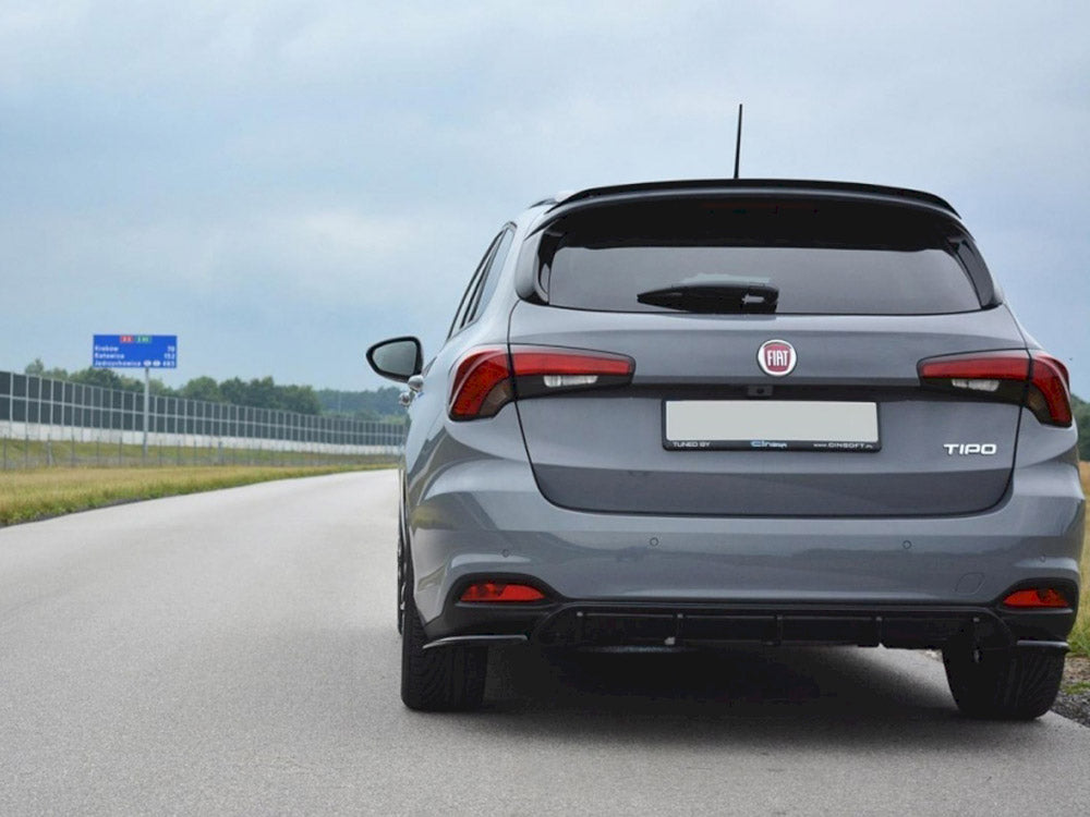 Rear Side Splitters Fiat Tipo S-Design - Carbon Look