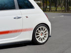 Rear Side Splitters V.1 Abarth 500 Mk1