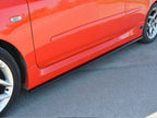 Side Skirts Diffusers Fiat Stilo Schumacher Version - Carbon Look