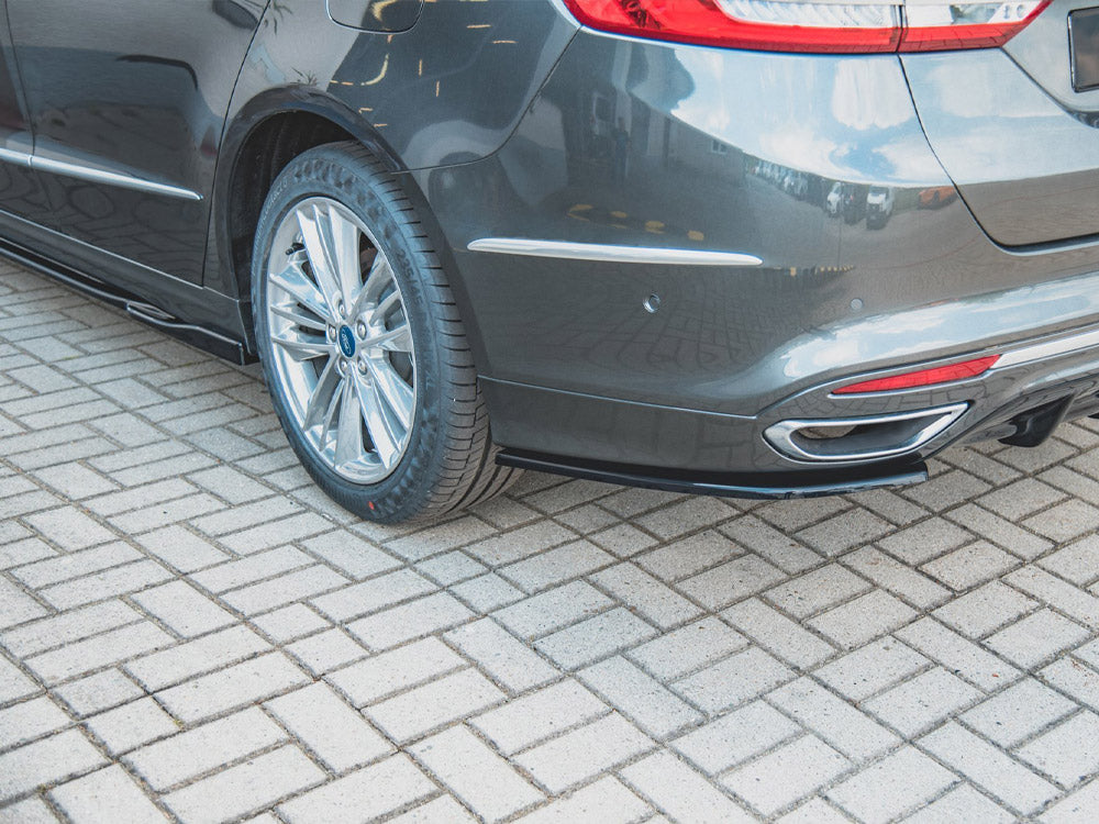 Rear Side Splitters Ford Mondeo Vignale Mk5 Facelift - Carbon Look