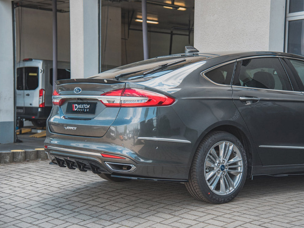 Rear Side Splitters Ford Mondeo Vignale Mk5 Facelift - Carbon Look