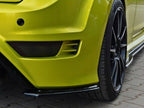 Rear Side Splitters Ford Focus MK2 RS - Textured