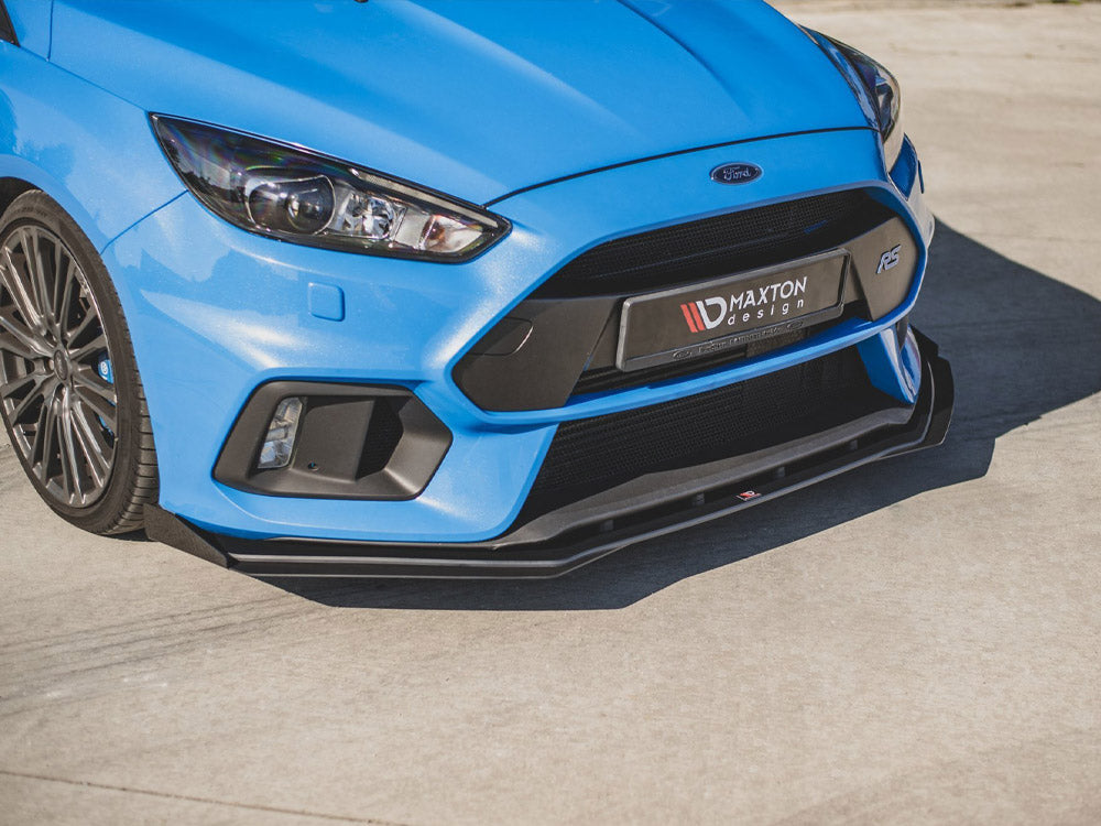 Street PRO Front Splitter V.1 + Flaps Ford Focus RS Mk3