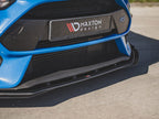 Street PRO Front Splitter V.1 + Flaps Ford Focus RS Mk3
