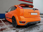 Rear Side Splitters Ford Focus MK2 ST Preface Model Fits With Rear Valance - Carbon Look