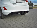 Rear Side Splitters V.1 Ford Fiesta Mk8 ST-Line - Carbon Look