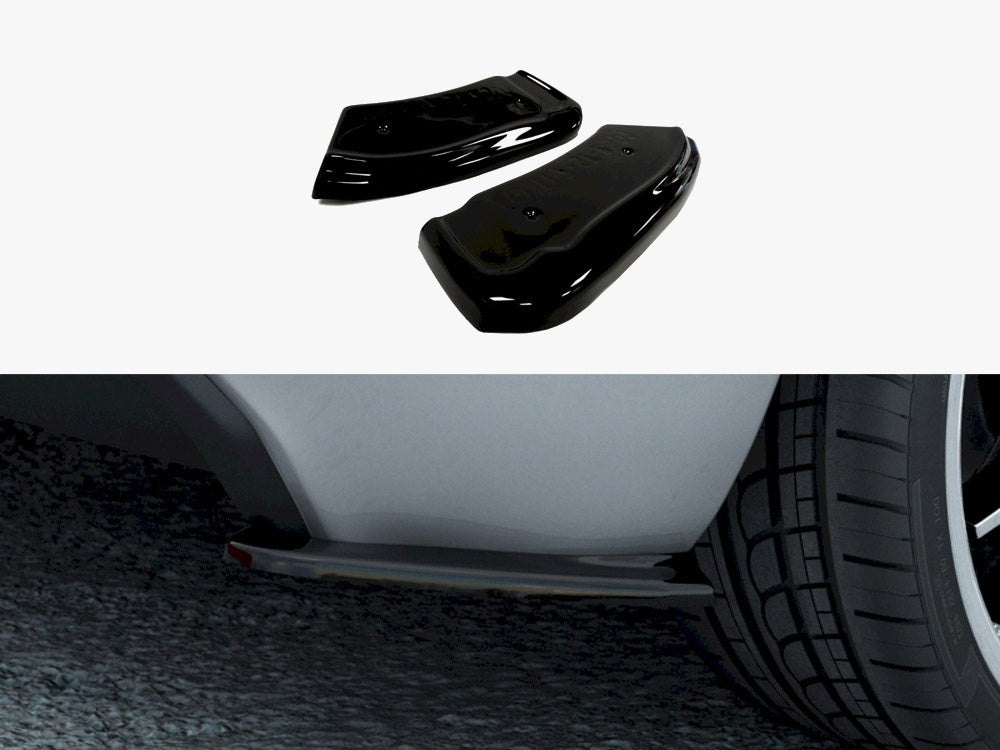 Rear Side Splitters Ford Fiesta Mk7 ST / ST-Line - Carbon Look