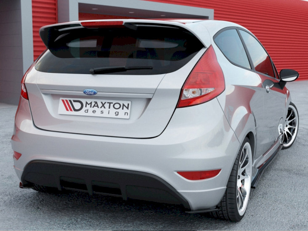 Rear Side Splitters Ford Fiesta Mk7 ST / ST-Line - Carbon Look