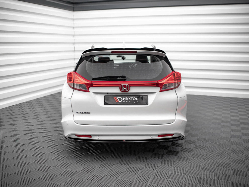 Central Rear Splitter Honda Civic Tourer MK9 - Textured