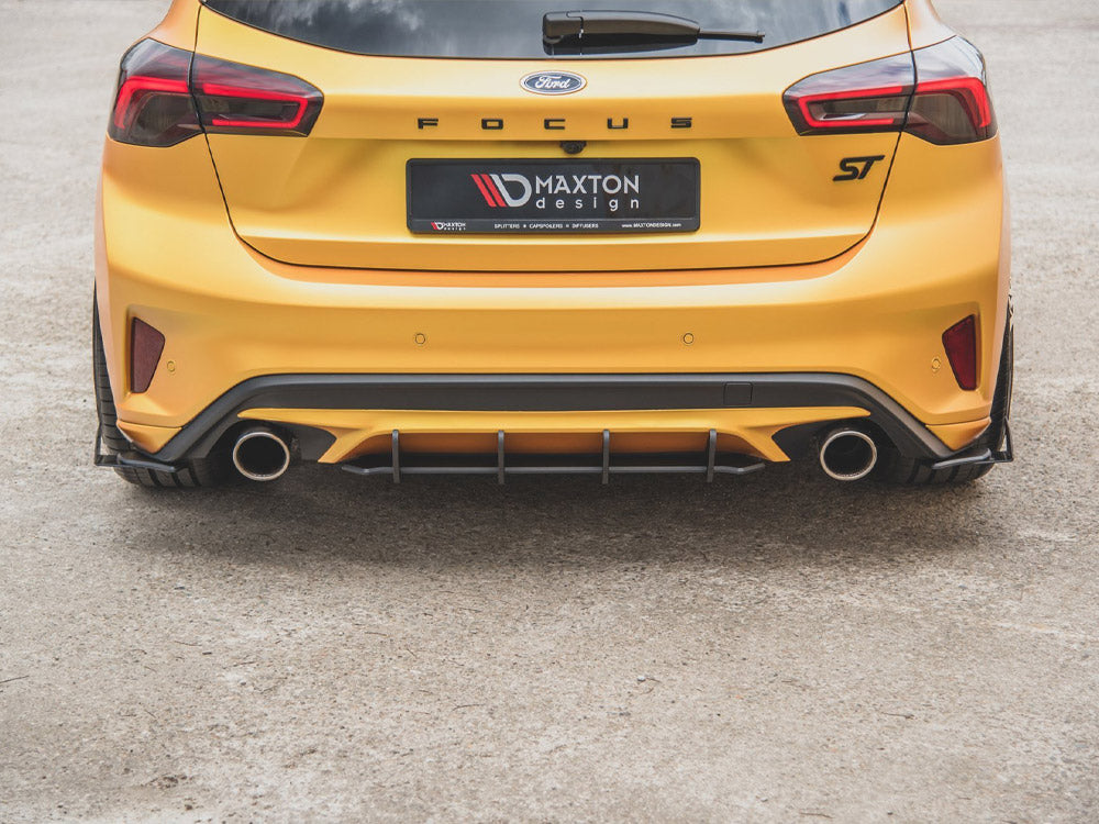 Street PRO Rear Side Splitters + Flaps Ford Focus ST Mk4