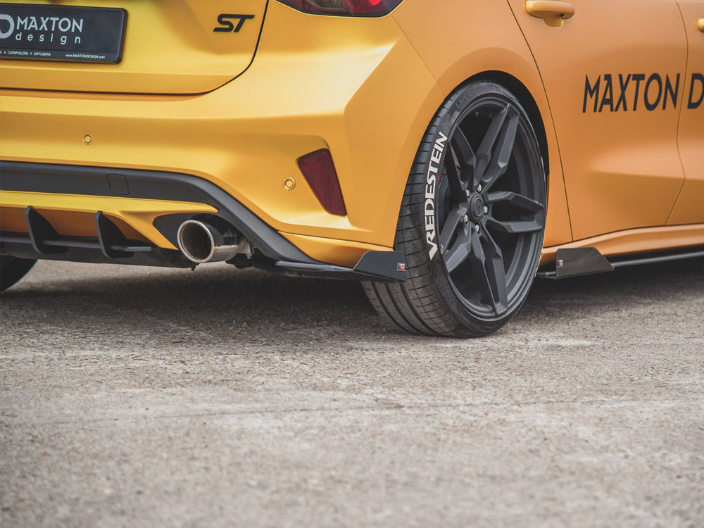 Street PRO Rear Side Splitters + Flaps Ford Focus ST Mk4