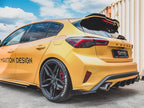 Street PRO Rear Side Splitters + Flaps Ford Focus ST Mk4