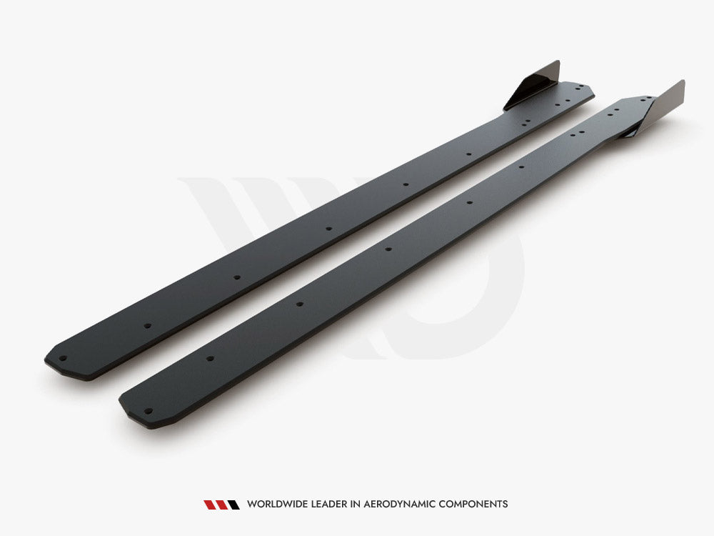 Street PRO Side Skirt Diffusers + Flaps Ford Focus ST / ST-Line Mk4