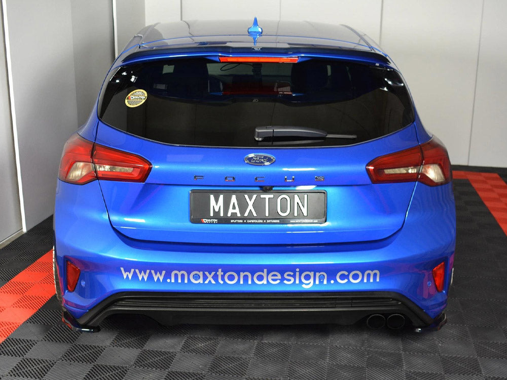 Rear Side Splitters V.1 Ford Focus ST-Line Mk4 - Carbon Look