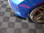 Rear Side Splitters V.1 Ford Focus ST-Line Mk4 - Carbon Look