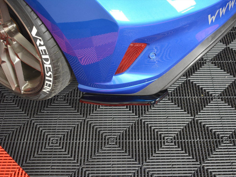 Rear Side Splitters V.1 Ford Focus ST-Line Mk4 - Textured