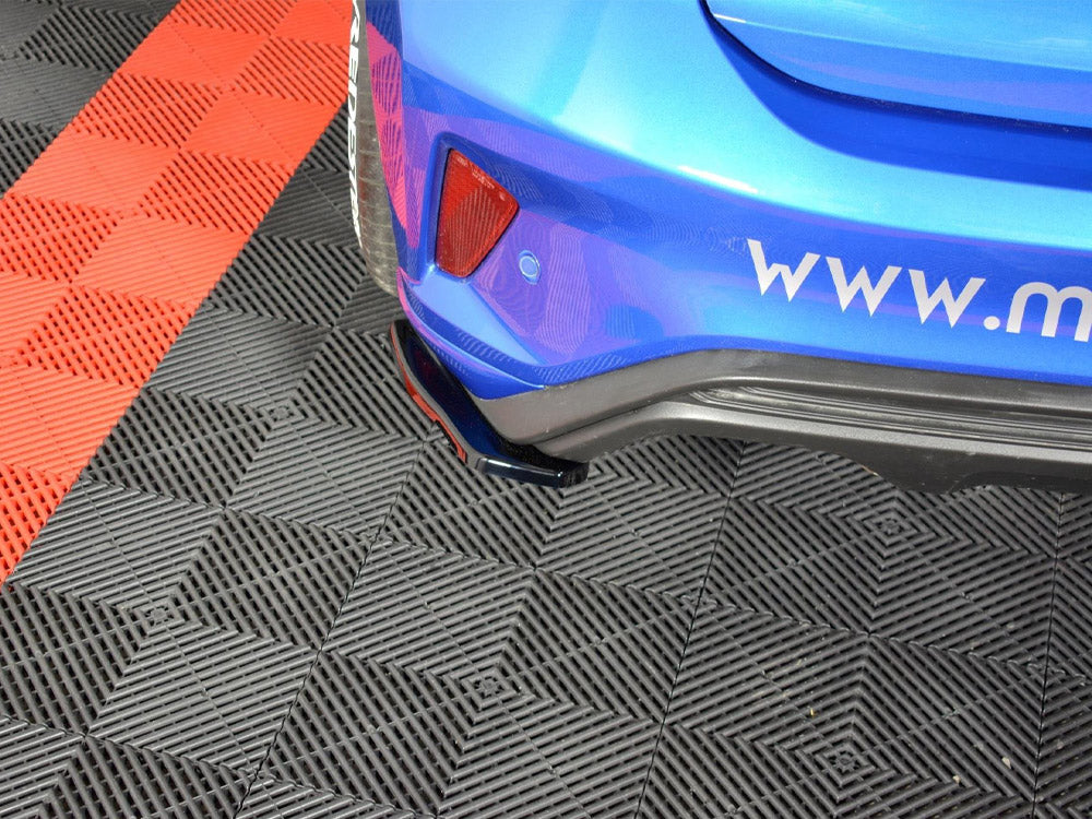 Rear Side Splitters V.1 Ford Focus ST-Line Mk4 - Carbon Look