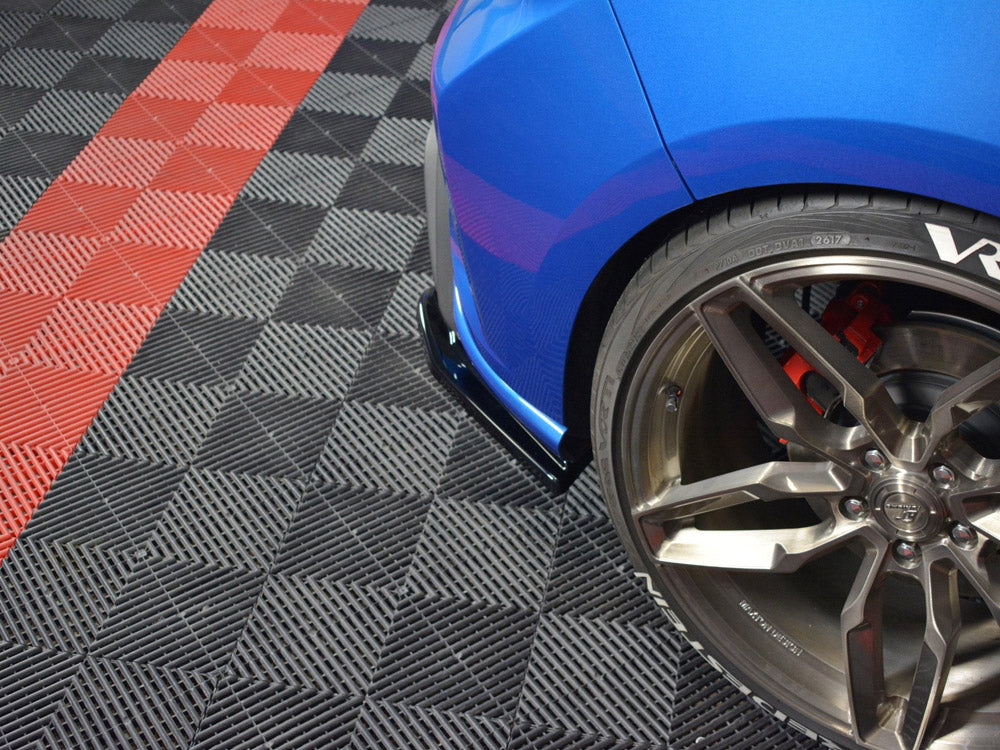 Rear Side Splitters V.2 Ford Focus ST-Line Mk4 - Textured