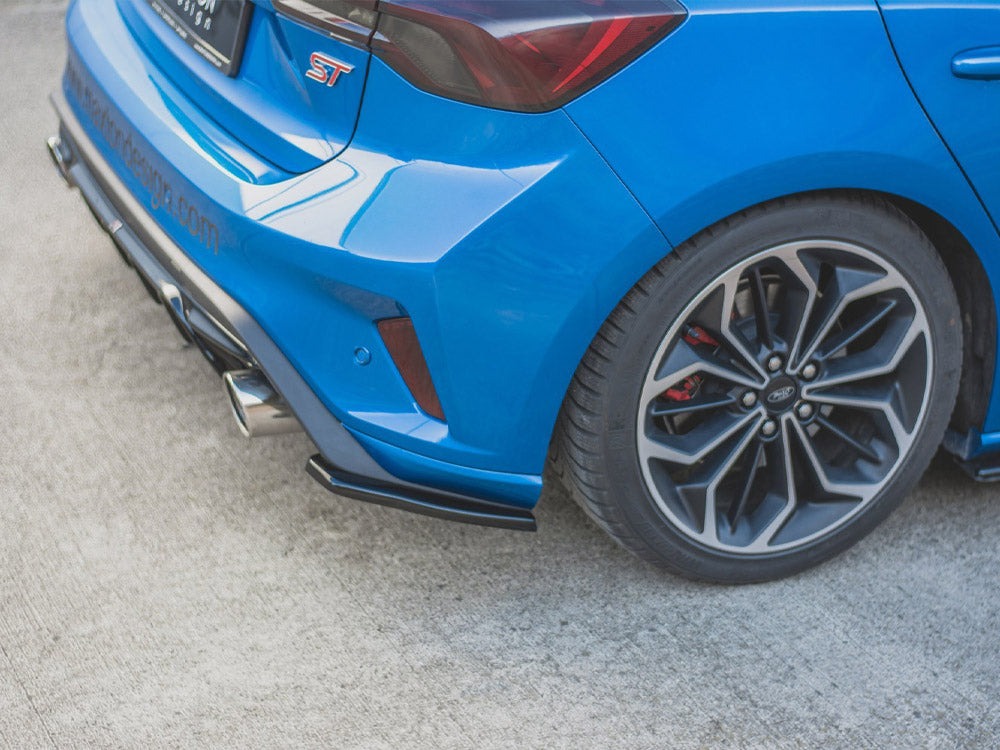 Rear Side Splitters Ford Focus MK4 ST (2019-) - Textured