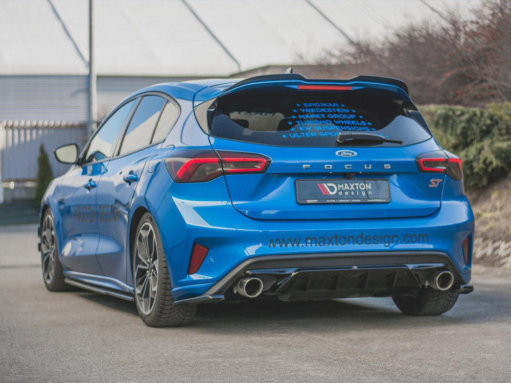 Rear Side Splitters Ford Focus MK4 ST (2019-) - Carbon Look