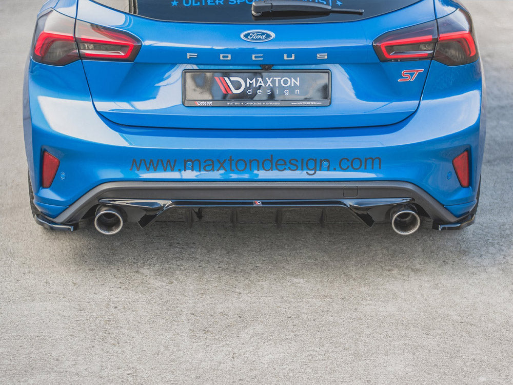 Rear Side Splitters Ford Focus MK4 ST (2019-) - Textured
