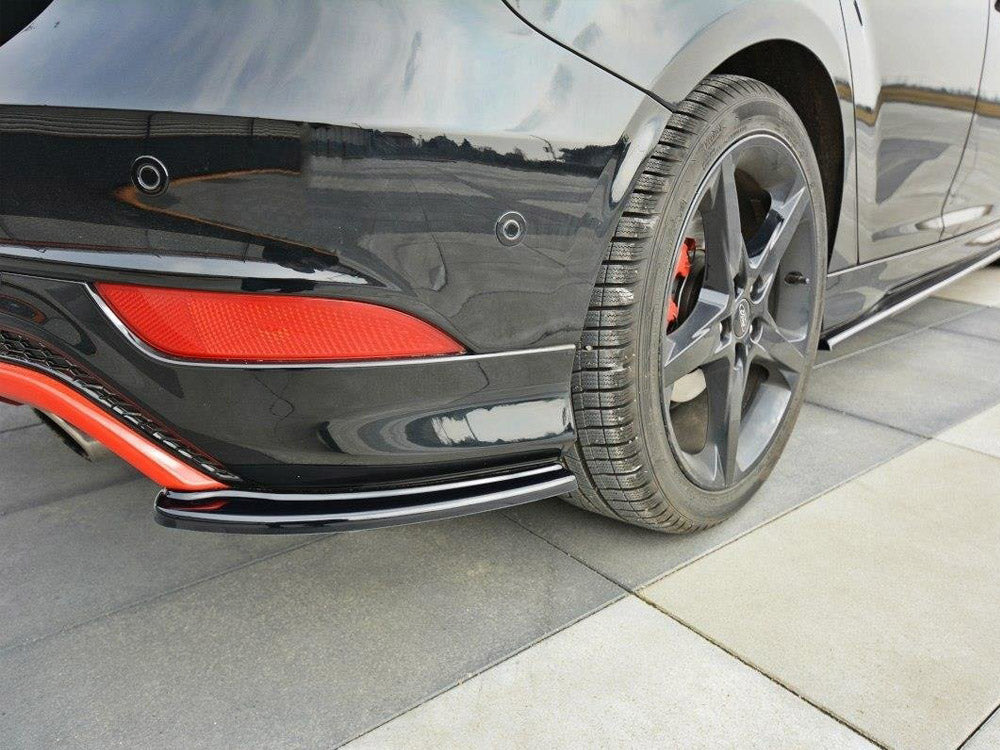 Rear Side Splitters Ford Focus Mk3 ST-Line (Facelift) 2015-2018 - Carbon Look