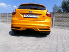 Rear Side Splitters Ford Focus MK3 ST Preface Model - Carbon Look