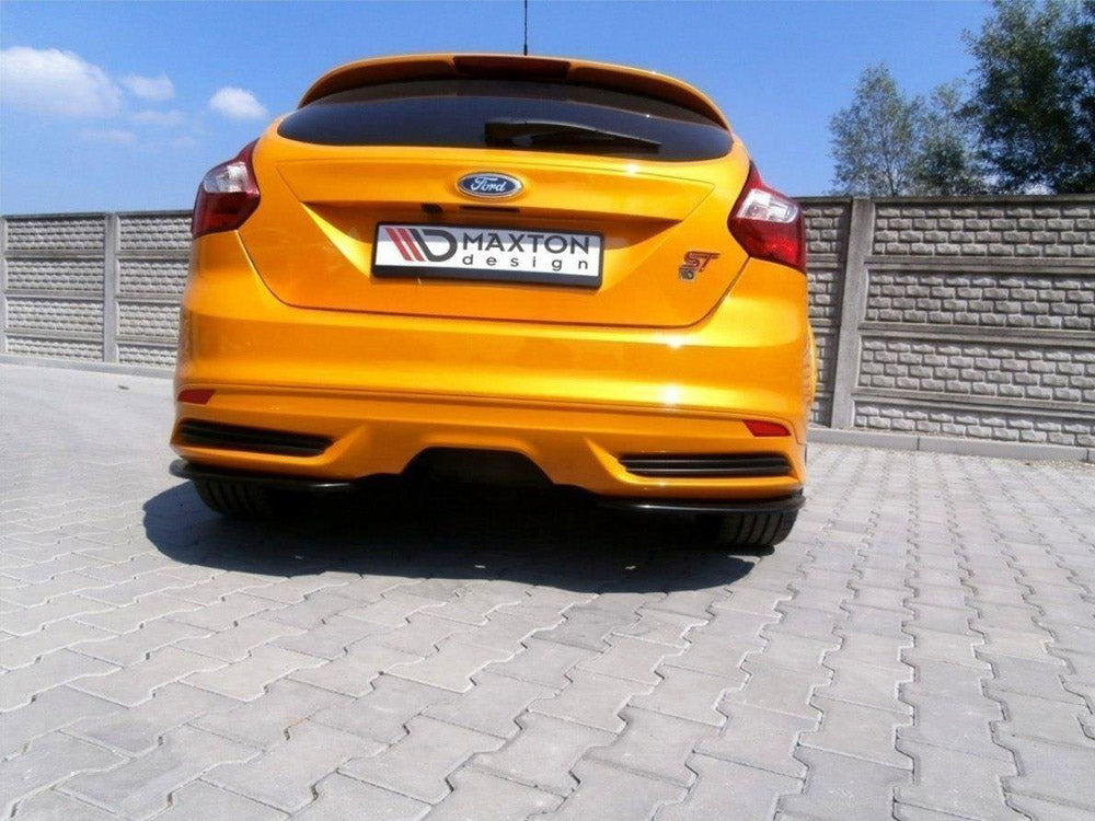 Rear Side Splitters Ford Focus MK3 ST Preface Model - Carbon Look