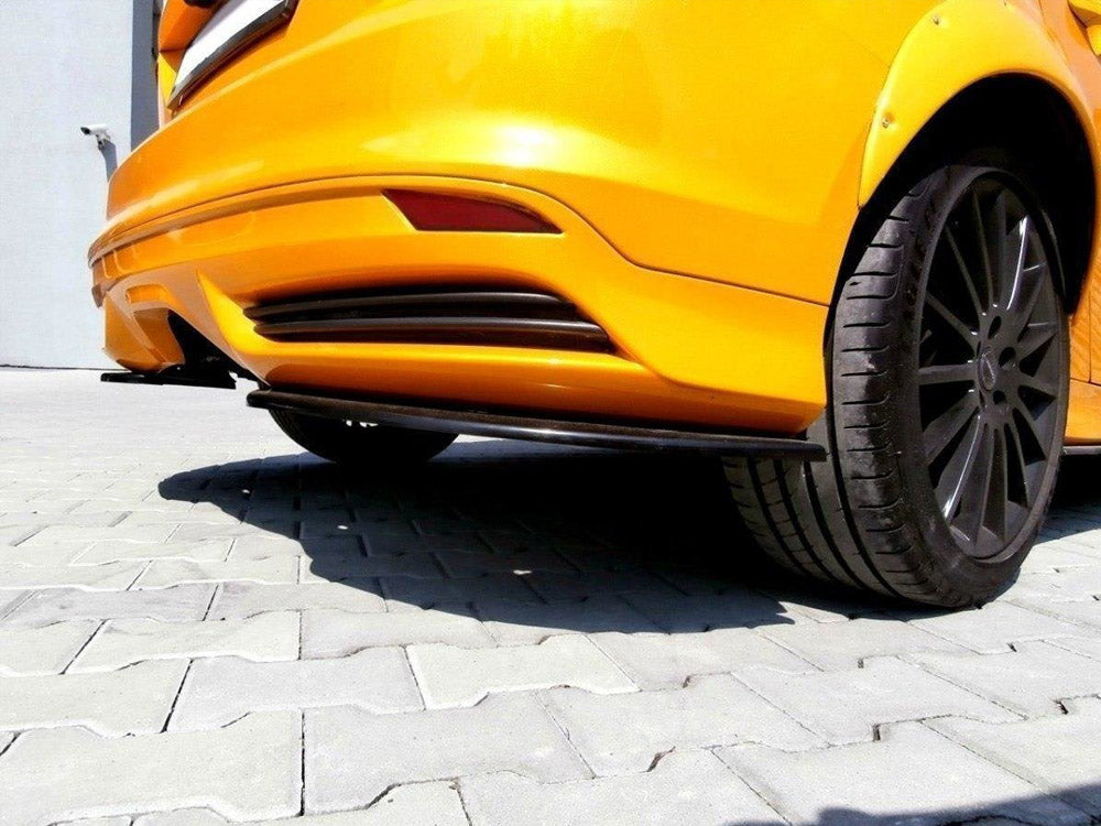 Rear Side Splitters Ford Focus MK3 ST Preface Model - Textured