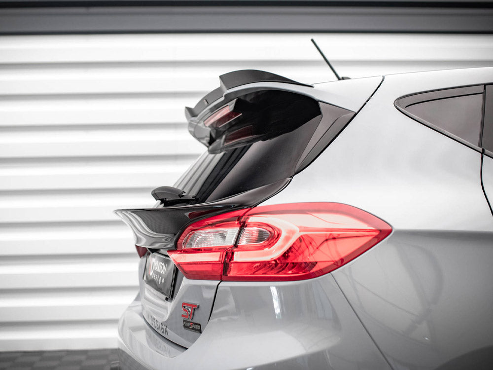 Rear Window Extension Ford Fiesta Mk8 Standard / ST / ST-Line Carbon Look